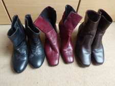Pavers Ladies Leather   ankle boots Size 5 USED FREEPOST UK