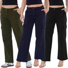 Ladies Cargo Trousers Womens