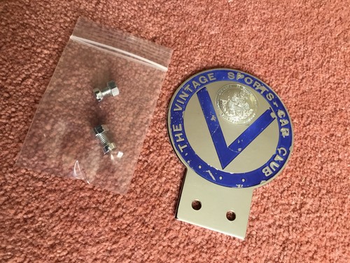 Vintage car badge - (, v.s.c.c