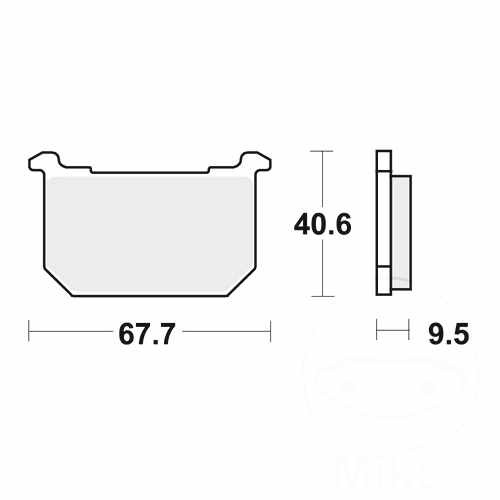 Trw brake pads standard - brake,