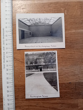 Vintage Photos Of Buckingham Palace + Tennis Court.Pasted To Card Mounts.