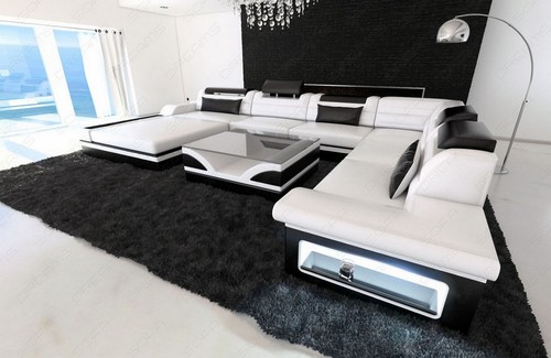 Leather sofa couch living - leather,