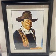 John Wayne Framed Picture 40cm Wide 49 Cm High Stunning Framed Print Of A Legend
