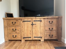 large rustic solid wood 6