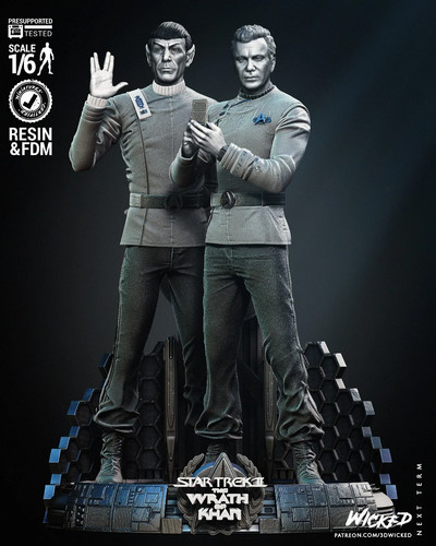 Spock kirk star - spock,