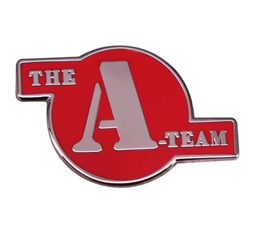 The team enamel metal pin - enamel,