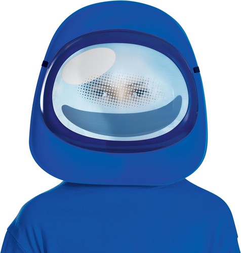 Blue impostor plastic mask - impostor,