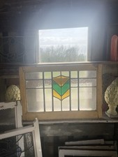 Antique Art Deco Leaded
