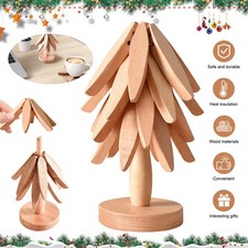Wooden Christmas Tree Trivet