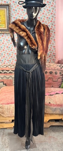 Antique 1910s 1920s black silk - 1910s,