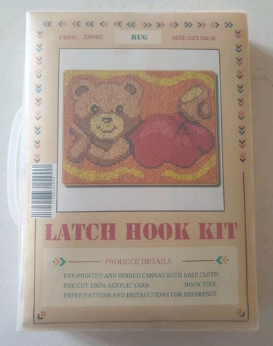 Teddy bear red outfit latch - bear,