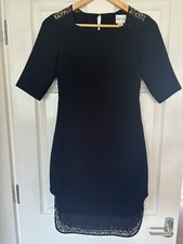Reiss Black Ada Dress Size 4