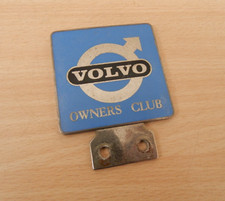 Vintage VOLVO Owners Club Bumper Badge - Car Truck Wagon Lorry