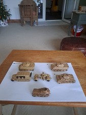 5 x German Afrika Korp Tanks