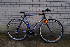 road bike, claude butler, flat bars for more relaxed commuter style 