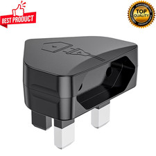 EU to UK Plug Adapter 2 Pin to