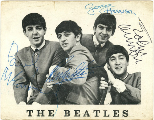 Beatles fan club - club, card