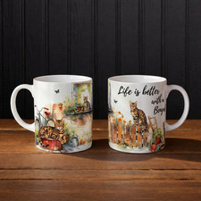 Bengal Cat Mug Life Is Better