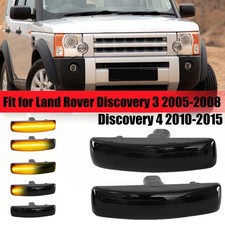 LED SIDE REPEATER INDICATOR LIGHT SMOKED FOR LAND ROVER DISCOVERY 3 4 FREELANDER