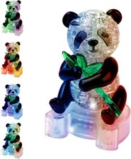 Elegant 3D Crystal Panda