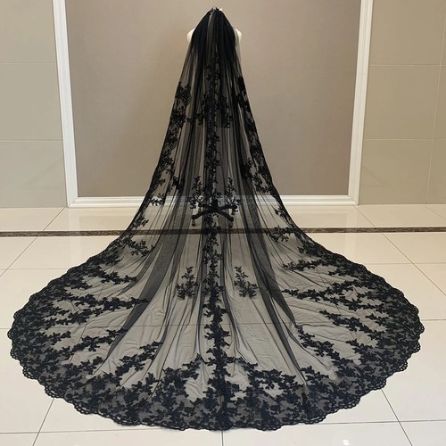 Black gothic wedding - black,