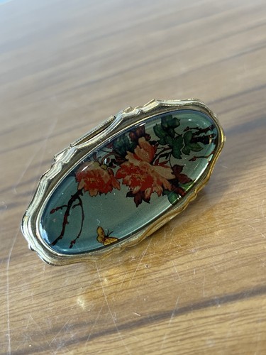 Vintage floral butterfly - /,