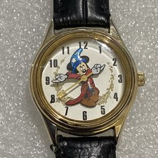 Mickey Mouse Sorcerer's Apprentice Disney Time Works Watch-working,see desc