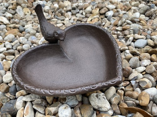 Cast iron heart bird - bird, /