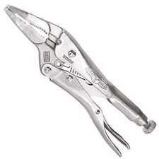 Irwin Vise-Grip 4LN Original Long Nose Locking Pliers with Wire Cutter – 4"