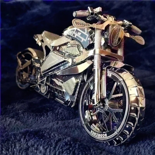 Metal motorbike model kit - 3d,