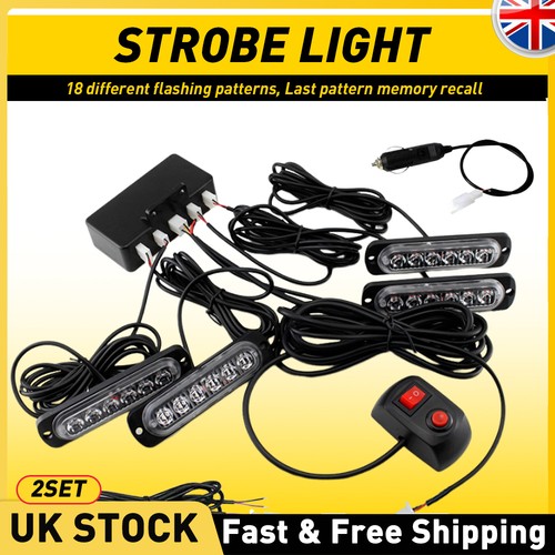 6led amber recovery strobe - amber,
