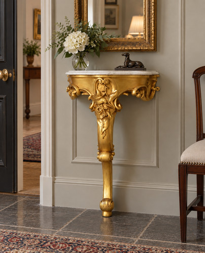 Small 19th century - , gilt