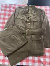 British Army WW2 Officers Service Dress Uniform Jacket Trousers Royal Artillery