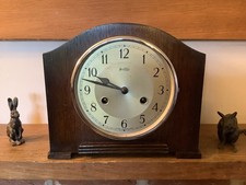 Antique Bentime Mantle Clock Working with Key