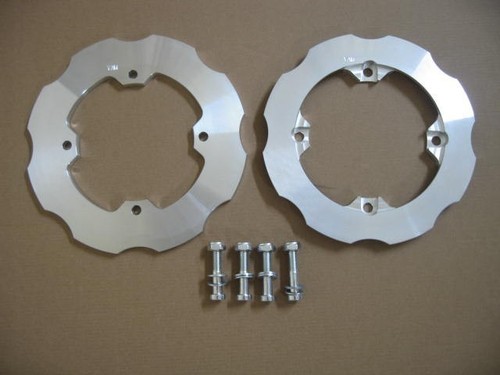 Aluminum dual sprocket - dual, guard