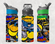 Superheroes water Bottle  Superheroes mug personalised with name gift idea