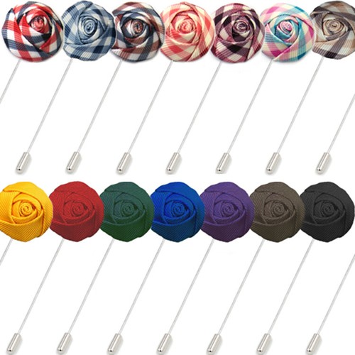 Petite rose lapel - rose,