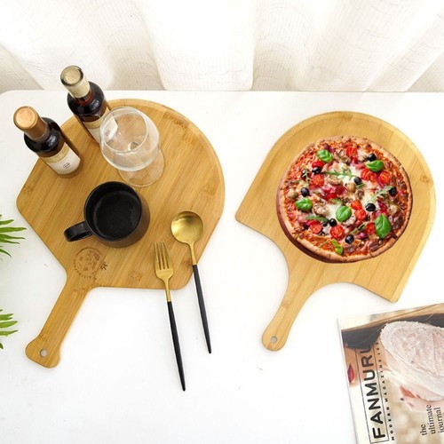 Wooden pizza peel large - pizza, food