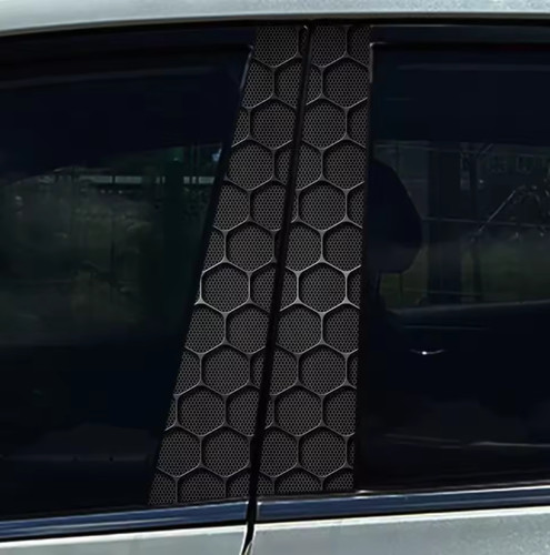 2pcs car pillar vinyl - b,