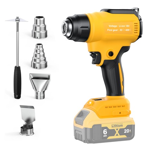 Cordless hot air gun - air, w/