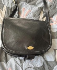 The Bridge Black Leather Bag
