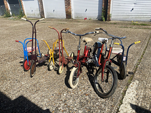Vintage bike trike - vintage, and