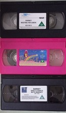 3 Barney VHS Video Tapes Sing