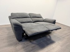 Sandy 3 Seater Manual Recliner Sofa - Charcoal