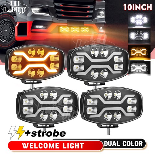 Mark jumbo oval led - 4x, 10"