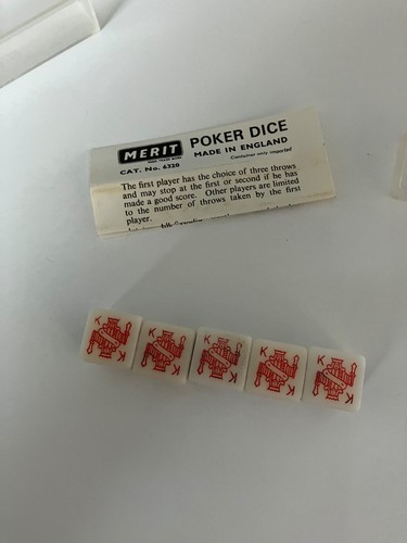 Set vintage merit - 5, poker