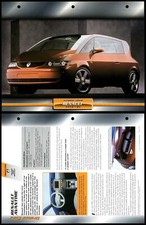 Renault Avantime - 1999 - Prototypes - Atlas Dream Cars Fact File Card