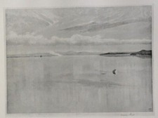 High Tide on the Solway by Sir