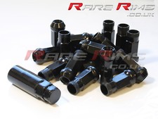 20 x Black GT50 Wheel Nuts