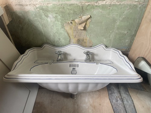 Antique edwardian bathroom - edwardian,